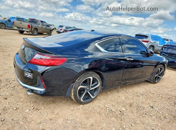 1HGCT1B61GA012093 2016 HONDA ACCORD Black Trasero derecho
