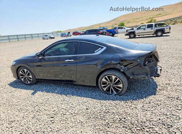 1HGCT1B73GA008037 2016 HONDA ACCORD Black Rear left