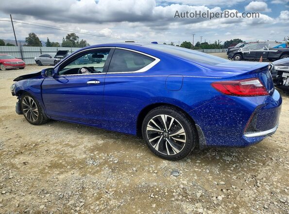 1HGCT1B74GA002358 2016 HONDA ACCORD Blue Հետևի ձախ