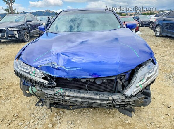1HGCT1B74GA002358 2016 HONDA ACCORD Blue Դիմացի տեսք