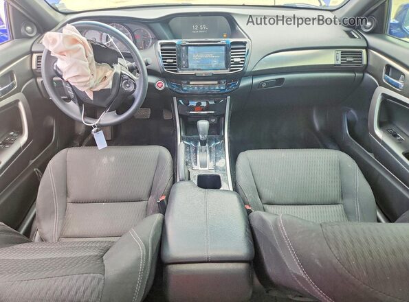 1HGCT1B74GA002358 2016 HONDA ACCORD Blue Առջևի վահանակի տեսք