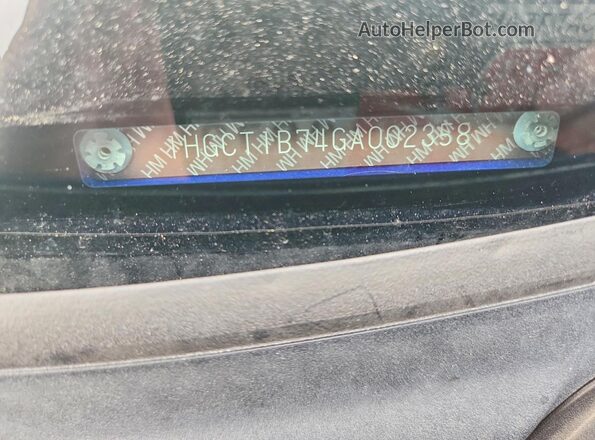 1HGCT1B74GA002358 2016 HONDA ACCORD Blue Շարժիչի բաժամունքի տեսք