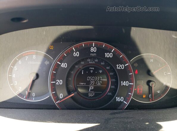 1HGCT1B77HA006681 2017 HONDA ACCORD Gray Widok zestawu wskaźników