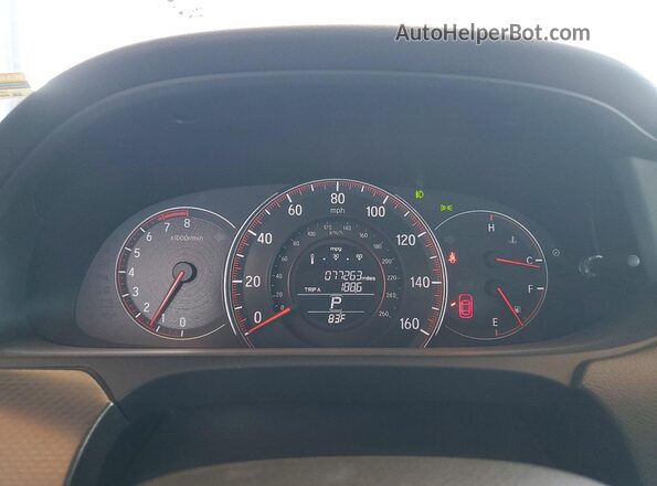 1HGCT1B83GA006488 2016 HONDA ACCORD White Widok zestawu wskaźników