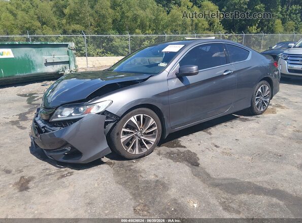 1HGCT1B84HA010101 2017 HONDA ACCORD Серый Передняя левая четверть