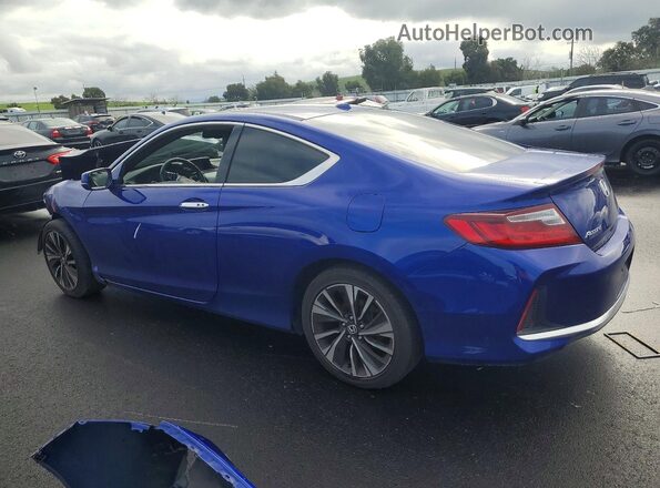 1HGCT1B85HA004596 2017 HONDA ACCORD Blue Rear left