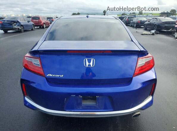 1HGCT1B85HA004596 2017 HONDA ACCORD Blue Rear view