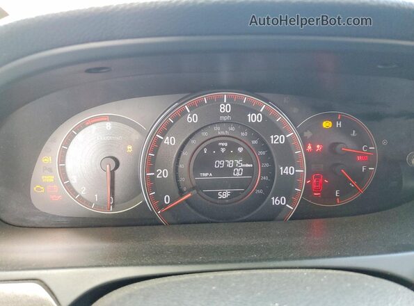 1HGCT1B85HA004596 2017 HONDA ACCORD Blue Instrument cluster view