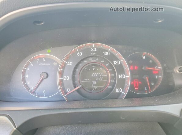 1HGCT1B88GA011430 2016 HONDA ACCORD Blue ხელსაწყოთა პანელის ხედი