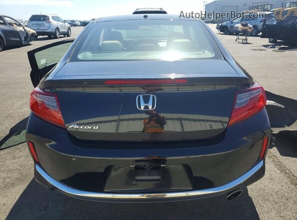 1HGCT1B89HA009932 2017 HONDA ACCORD Black Вид ззаду