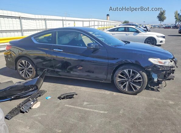 1HGCT1B89HA009932 2017 HONDA ACCORD Black Передня права чверть