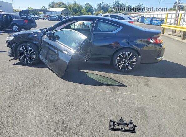 1HGCT1B89HA009932 2017 HONDA ACCORD Black Задня ліва чверть