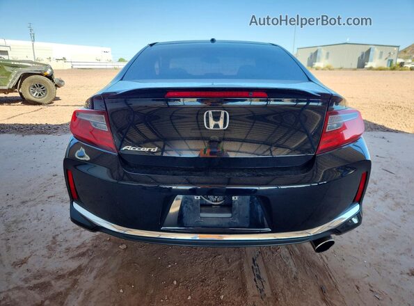 1HGCT1B8XHA000320 2017 HONDA ACCORD Black Вид ззаду