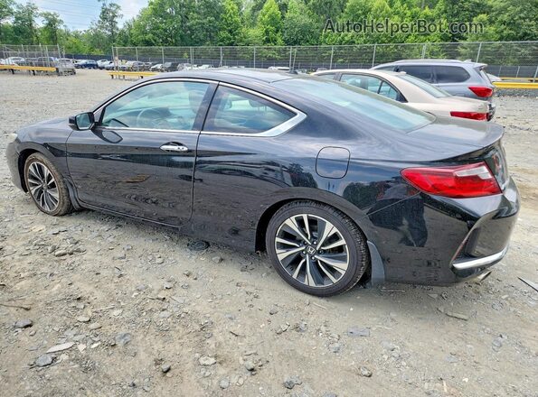 1HGCT2A86GA006153 2016 HONDA ACCORD Black Հետևի ձախ