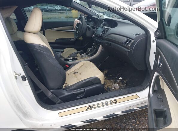 1HGCT2B01GA007865 2016 HONDA ACCORD White Widok wnętrza z przodu