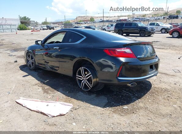 1HGCT2B04HA001592 2017 HONDA ACCORD Black Հետևի ձախ