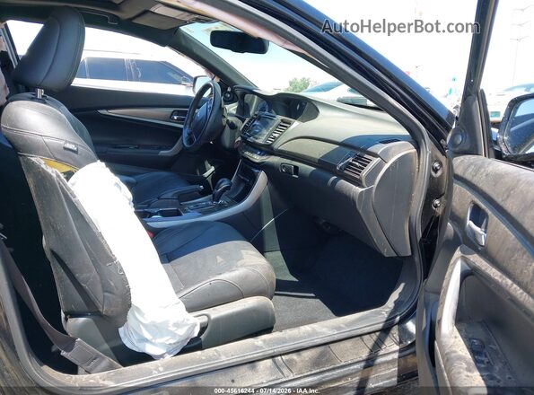 1HGCT2B04HA001592 2017 HONDA ACCORD Black Սալոնի դիմացի տեսք