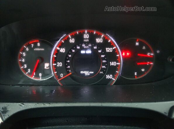 1HGCT2B06GA004685 2016 HONDA ACCORD White Widok zestawu wskaźników