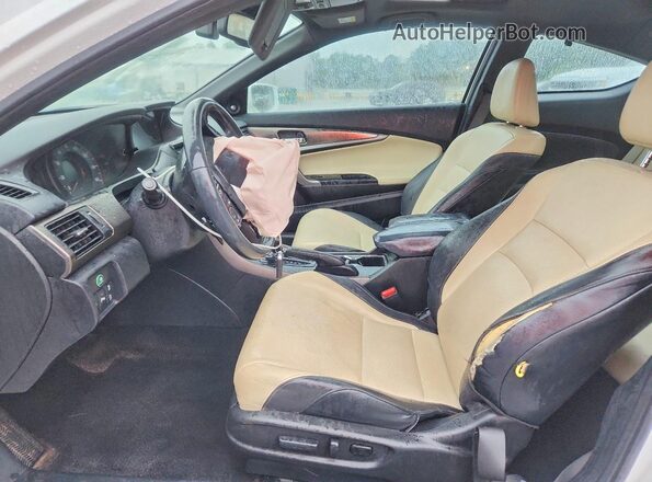 1HGCT2B06GA004685 2016 HONDA ACCORD White Widok wnętrza z przodu
