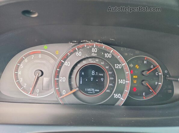 1HGCT2B08HA000915 2017 HONDA ACCORD White Вид щитка приладів