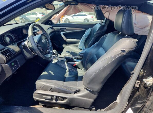 1HGCT2B0XGA002745 2016 HONDA ACCORD Black Widok wnętrza z przodu