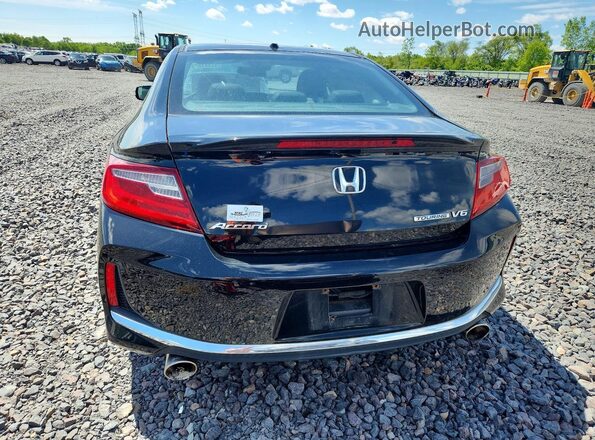 1HGCT2B0XGA002745 2016 HONDA ACCORD Black Widok z tyłu