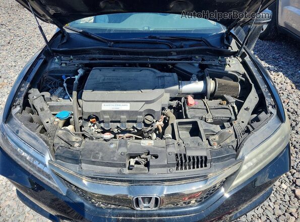 1HGCT2B0XGA002745 2016 HONDA ACCORD Black Widok wnętrza z tyłu