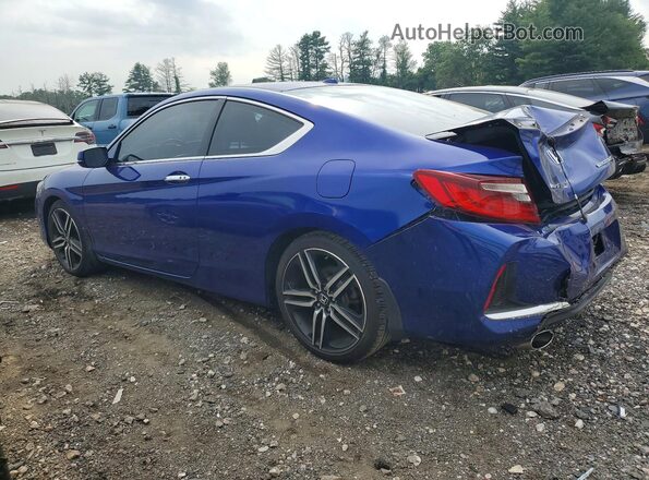 1HGCT2B0XHA007395 2017 HONDA ACCORD Синий Задняя левая четверть