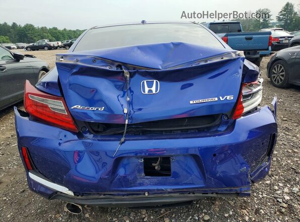 1HGCT2B0XHA007395 2017 HONDA ACCORD Синий Вид сзади