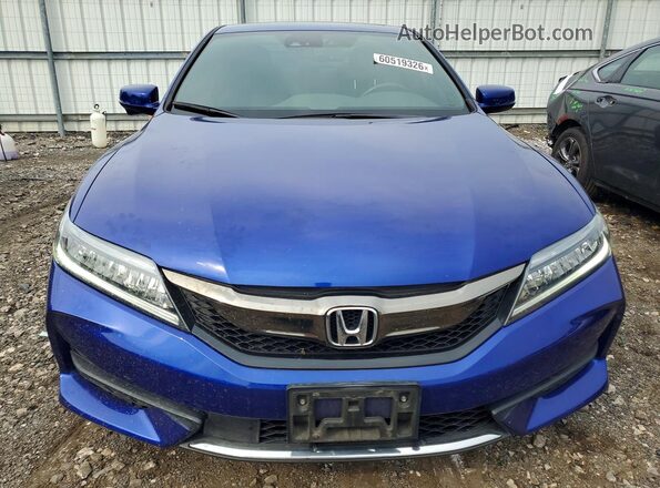1HGCT2B0XHA007395 2017 HONDA ACCORD Синий Вид спереди