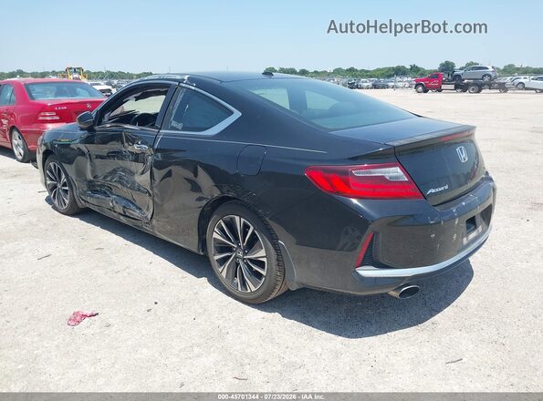 1HGCT2B81GA004888 2016 HONDA ACCORD Black Trasero izquierdo
