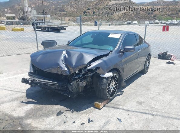 1HGCT2B81GA006771 2016 HONDA ACCORD Gray წინა მარცხენა ხედი სამი მეოთხედიდან