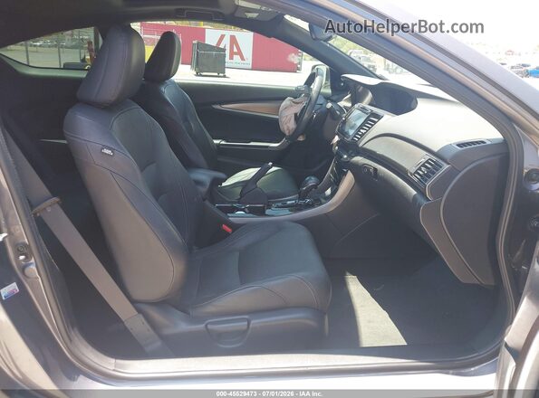 1HGCT2B81GA006771 2016 HONDA ACCORD Gray წინა სალონის ხედი