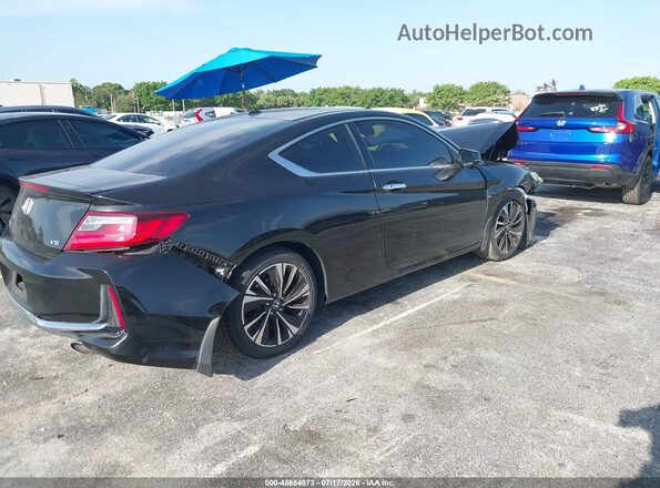 1HGCT2B85GA000567 2016 HONDA ACCORD Black Задня права чверть