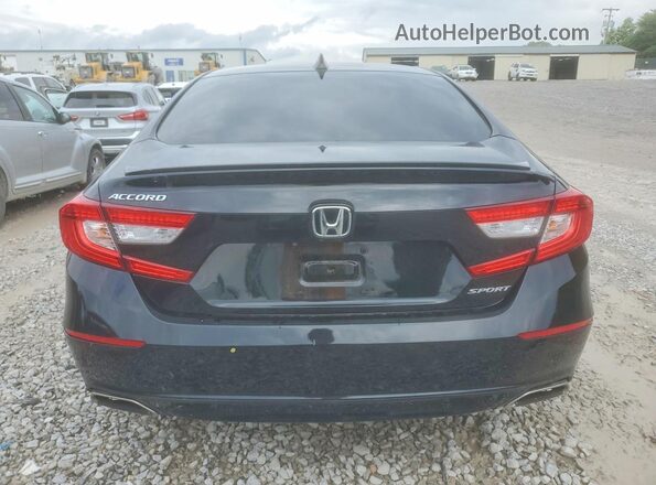 1HGCV1E30KA079210 2019 HONDA ACCORD Black Vista trasera