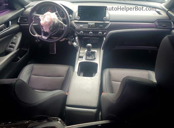 1HGCV1E30KA079210 2019 HONDA ACCORD Black Vista del salpicadero