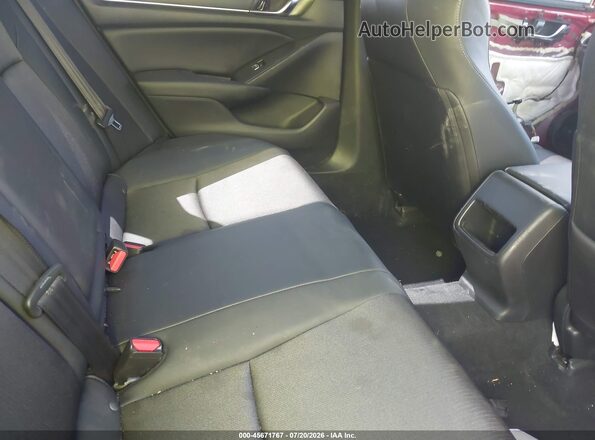 1HGCV1E34KA046050 2019 HONDA ACCORD Red Vista de la etiqueta del VIN