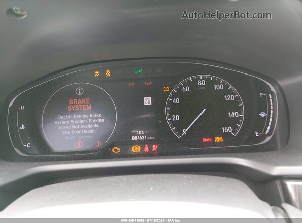 1HGCV1E38KA009762 2019 HONDA ACCORD Красный Вид задних сидений