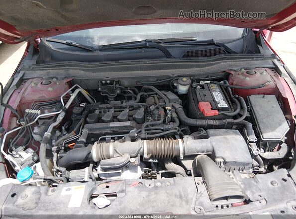 1HGCV1E38KA009762 2019 HONDA ACCORD Красный Вид сзади