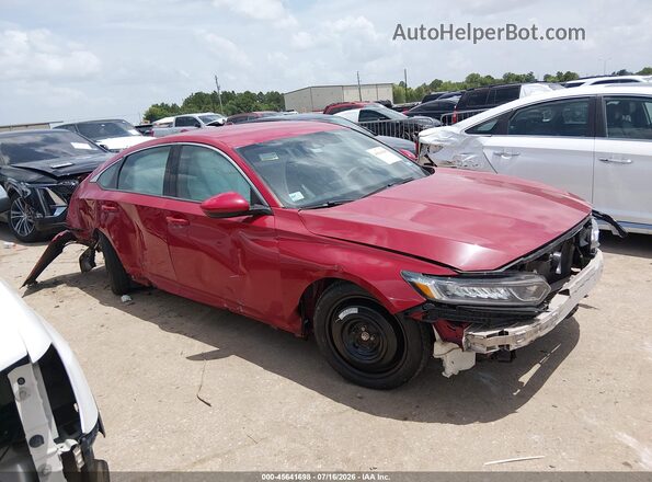 1HGCV1E38KA009762 2019 HONDA ACCORD Красный Панорамный вид салона 360°