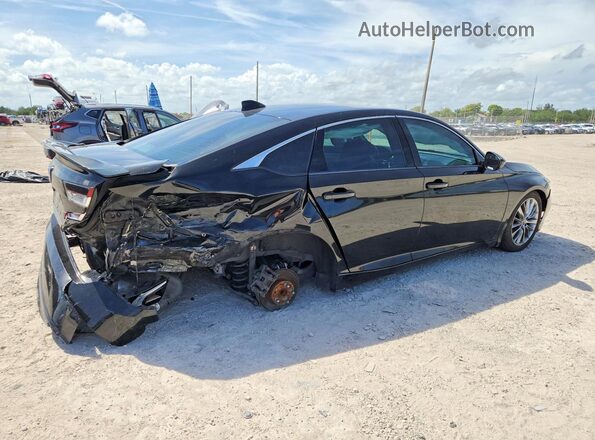 1HGCV1E3XKA069123 2019 HONDA ACCORD Black Rear right