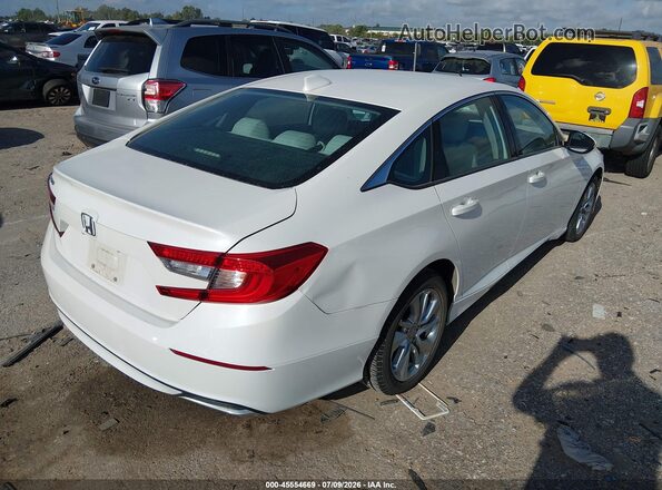 1HGCV1F10JA052844 2018 HONDA ACCORD White Հետևի աջ