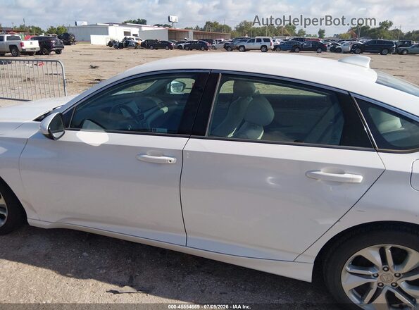 1HGCV1F10JA052844 2018 HONDA ACCORD White Սալոնի 360 աստիճան տեսք
