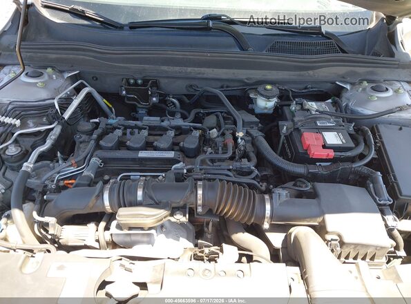 1HGCV1F10JA055176 2018 HONDA ACCORD Серебряный Вид сзади