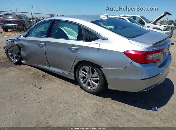 1HGCV1F10JA055176 2018 HONDA ACCORD Серебряный Задняя левая четверть