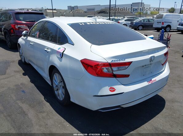 1HGCV1F10JA061057 2018 HONDA ACCORD White უკანა მარცხენა