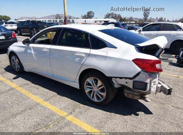 1HGCV1F10JA062886 2018 HONDA ACCORD White Հետևի ձախ