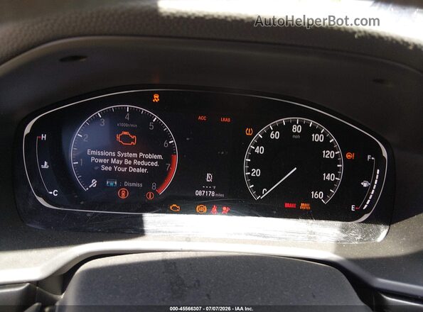 1HGCV1F10JA062886 2018 HONDA ACCORD White Հետևի նստատեղերի տեսք