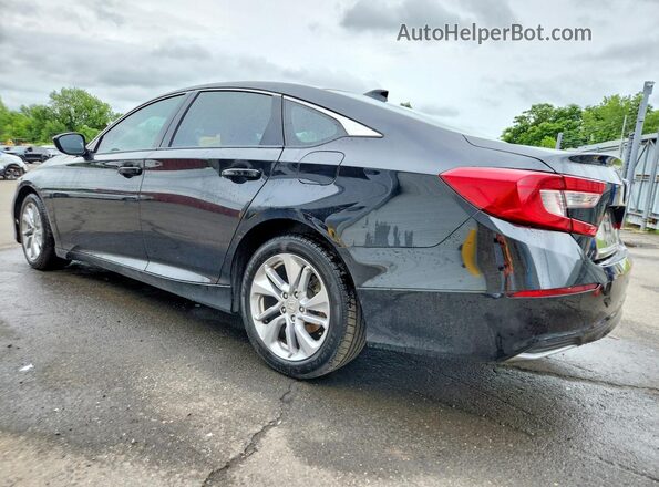 1HGCV1F10JA084144 2018 HONDA ACCORD Black უკანა მარცხენა