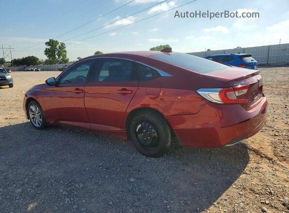 1HGCV1F10JA162860 2018 HONDA ACCORD Red Задня ліва чверть